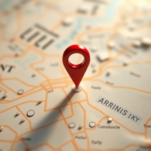 Marqueur de localisation sur la carte